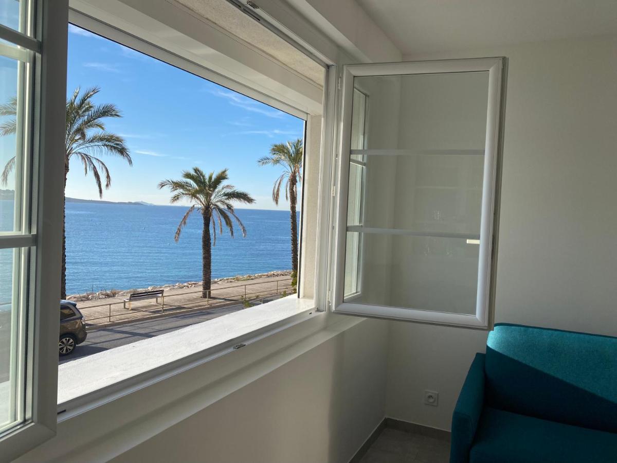 Splendide Studio Miramar Vue Mer Avec Terrasse Bandol Kültér fotó